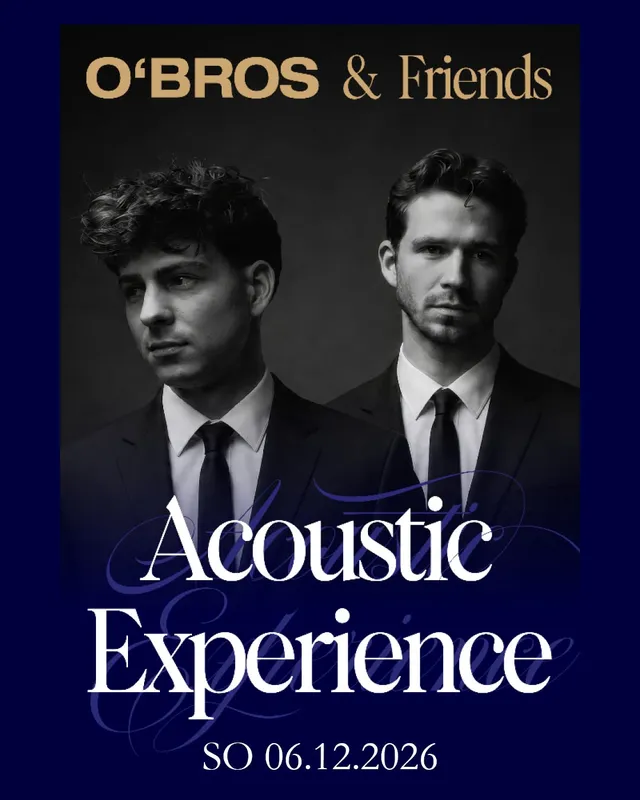 Ankündigungsbild für „O'BROS Acoustic Experience Tour 2026" bei Freiheitshalle Hof