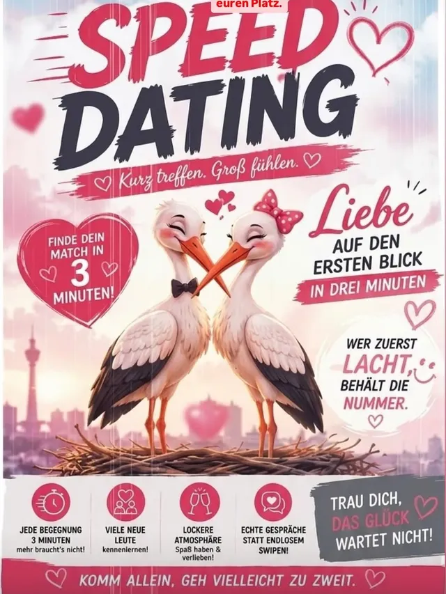 Ankündigungsbild für „Speed Dating: Love & Taste" bei Cafe im Zoo